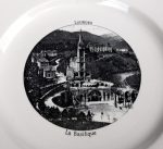 Ancienne assiette Sarreguemines Lourdes n°0152