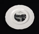 Ancienne assiette Sarreguemines Lourdes n°0153