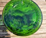 Bocal vintage verre vert n°0218