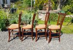 Lot de 4 chaises art nouveau n°0279