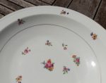 Plat a sauce vintage en porcelaine / Fleurs / n°0507