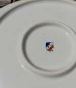 Plat a sauce vintage en porcelaine / Fleurs / n°0507