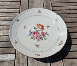 Compotier vintage en porcelaine / Fleurs / n°0510