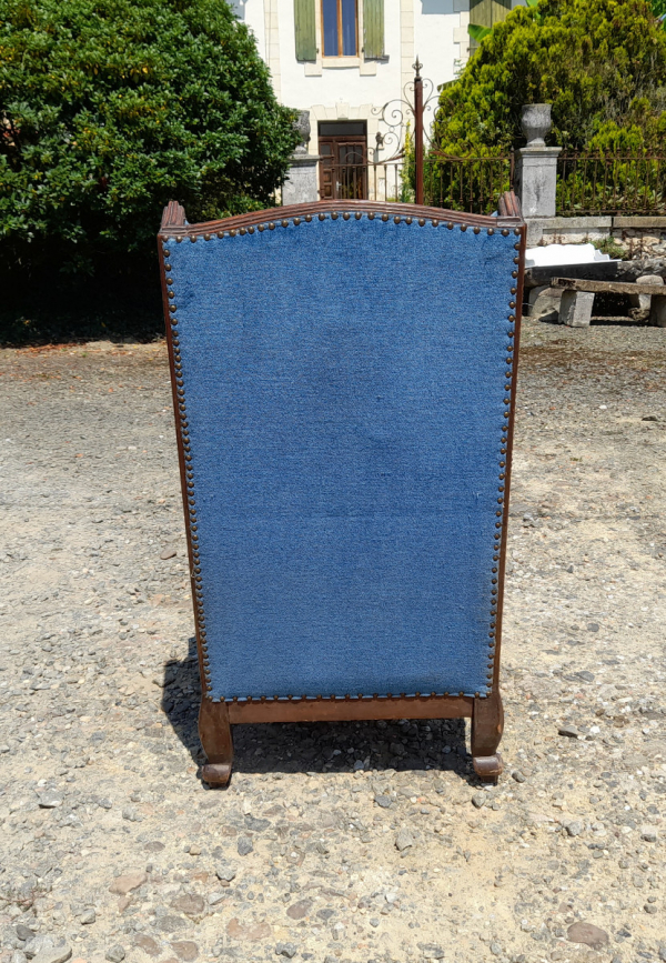 Ancien fauteuil + repose pied n°0537