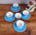 Lot de 5 tasses vintages Digoin Sarreguemines n°0601