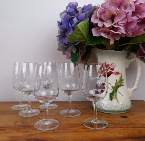 Lot de 6 verres Gravas Barsac Sauternes n°0641