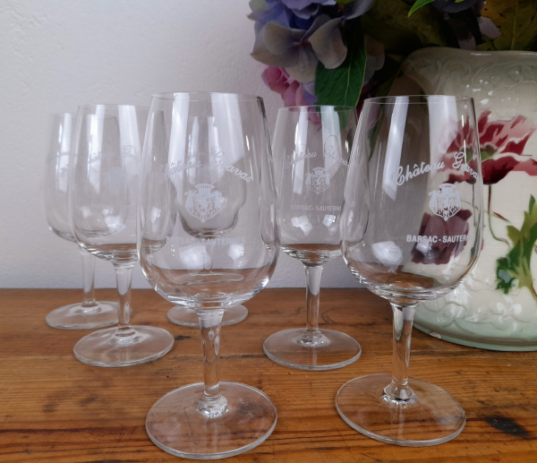 Lot de 6 verres Gravas Barsac Sauternes n°0641