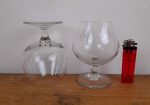 Lot de 4 verres a cognac en cristal n°0642