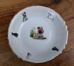 Lot 5 anciennes coupelles en porcelaine / enfants / n°0673