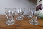 Lot de 6 verres a liqueur vintages n°0674