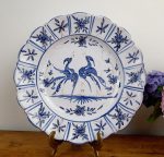 Grand plat vintage Martres Tolosanne Ibis n°0687