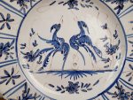 Grand plat vintage Martres Tolosanne Ibis n°0687