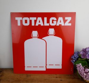 Plaque vintage Totalgaz n°0737