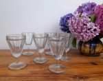 Lot de 6 verres vintage a apéritif n°0720