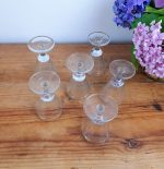 Lot de 6 verres vintage a apéritif n°0720