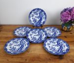 Lot 6 assiettes vintages chinoises n°0749