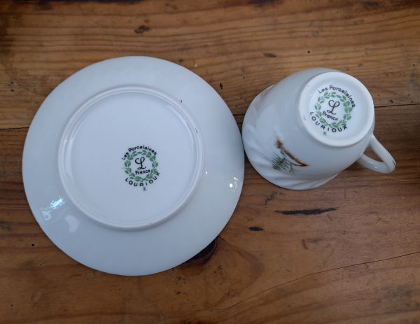 Service a café vintage en porcelaine n°0700