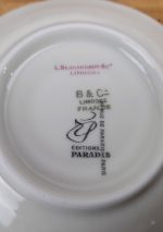 Lot de 6 tasses Bernardaud Paradis n°0747