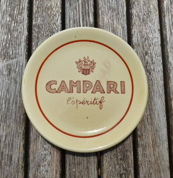 Ancien cendrier Campari Longwy n°0316