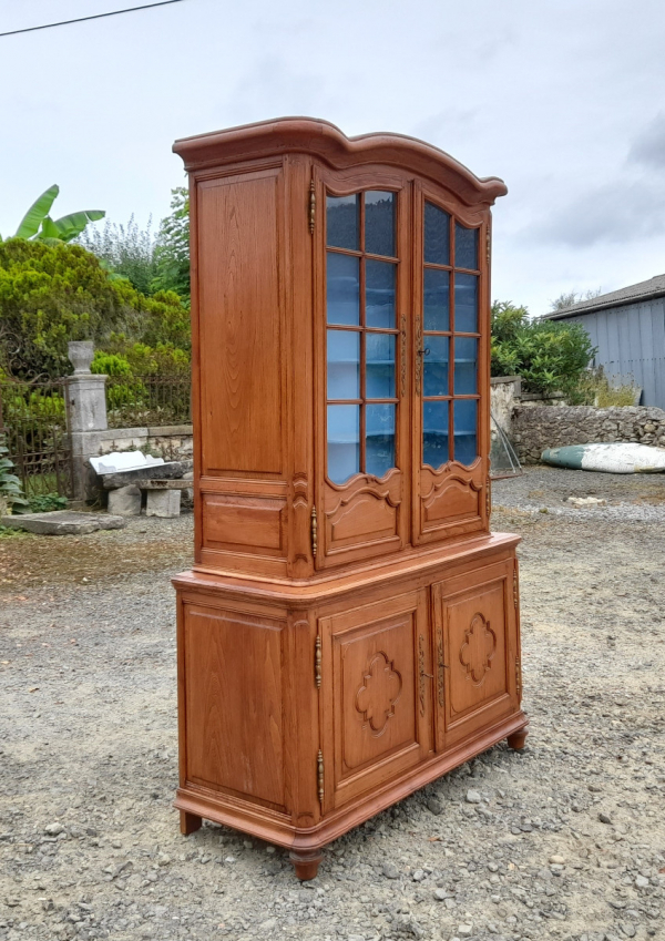 Ancien buffet / Vitrine / en orme n°0616