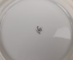 Lot de 6 assiettes plates vintages en porcelaine n°0932