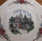 Lot de 5 assiettes a dessert Sarreguemines Obernai n°1274