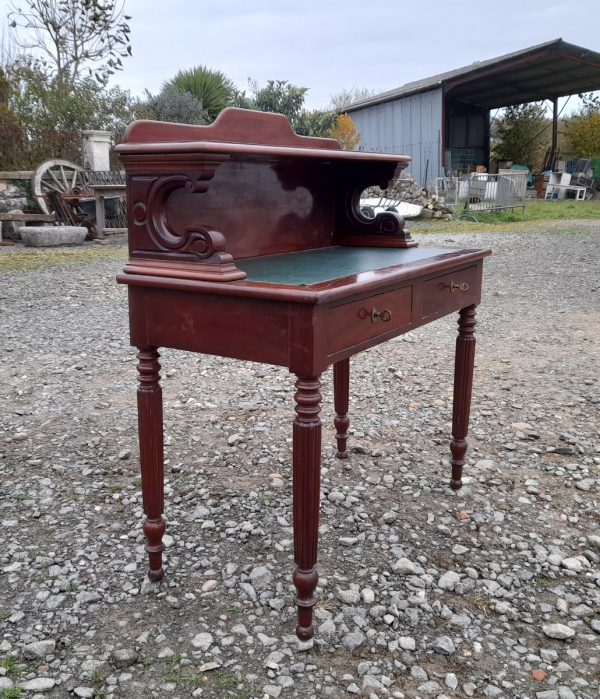 Ancien bureau a gradin en acajou n°1295 - 1287