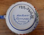 Paire de grandes tasses Henriot Quimper n°1991