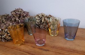 Lot de 5 verres vintages n°1962