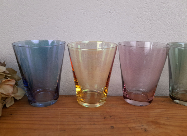 Lot de 5 verres vintages n°1962