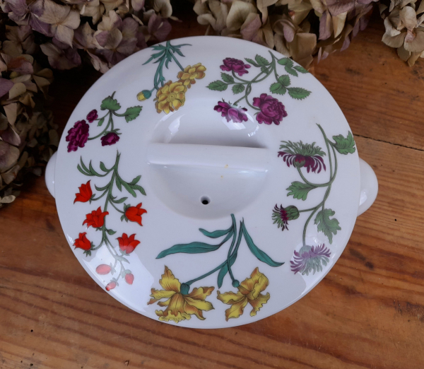 Légumier vintage Porcelaine de Paris Herbier n°1573