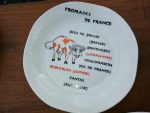 Lot de 6 assiettes a fromage n°122