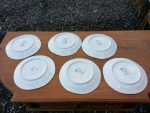 Lot de 6 assiettes a fromage n°122