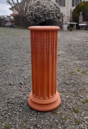 Colonne guéridon en terre cuite n°1878