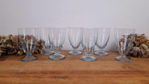 Lot de 7 verres vintages n°1904