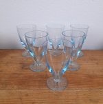 Lot de 6 verres vintages n°1905