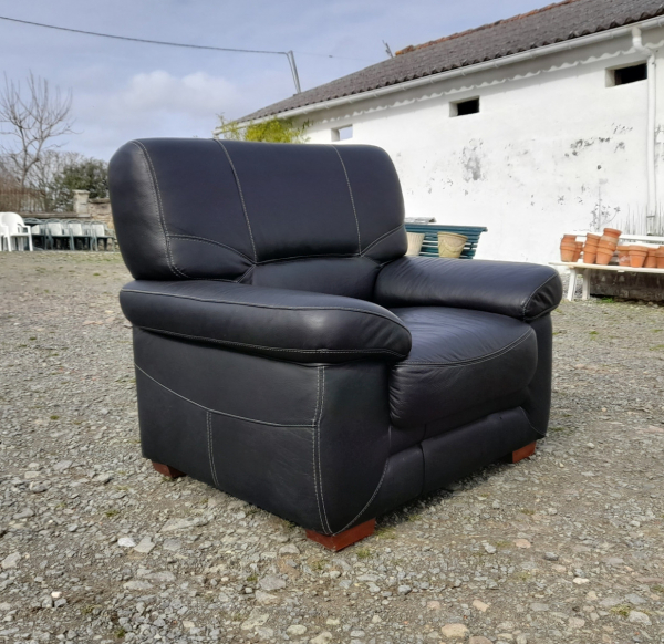 Fauteuil en cuir n°1844