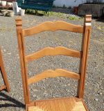 Lot de 4 chaises paillées n°2047