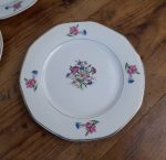 Lot de 6 assiettes plates vintages NICE n°2459