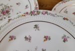 Lot de 6 assiettes plates vintages Limoges n°5051