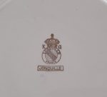 Lot 6 assiettes plates vintages Lunéville Jonquille n°5198