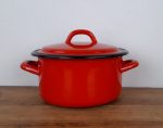 Cocotte vintage en tôle émaillée n°5337