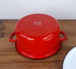 Cocotte vintage en tôle émaillée n°5337