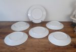 Lot 6 anciennes assiettes a dessert Limoges n°6621