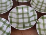 Lot de 6 assiettes a soupe vintages MDL Nappe n°5558