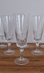 Lot de 6 flûtes a champagne Cristal d'Arques n°5761