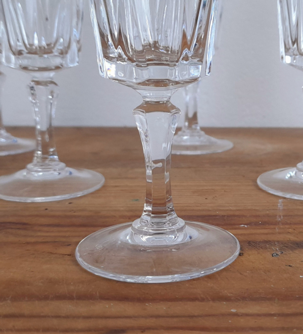 Lot de 6 flûtes a champagne Cristal d'Arques n°5761