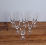 Lot de 6 flûtes a champagne Cristal d'Arques n°5761