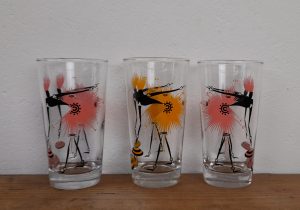 Lot de 3 verres vintages n°5574