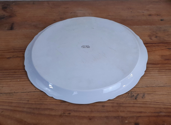 Ancien plat a tarte Boyer Limoges n°5836